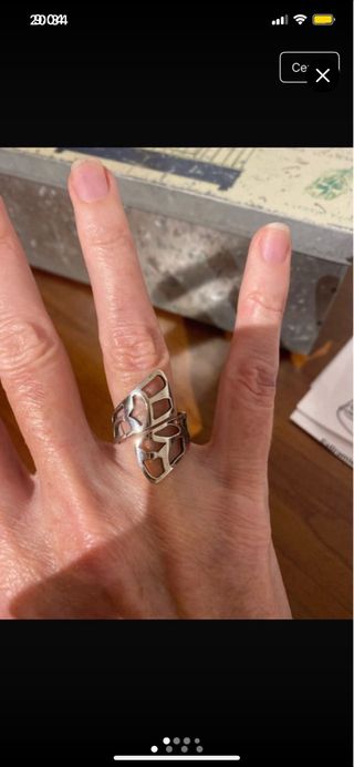 Anillo Tous Geométrico Plata