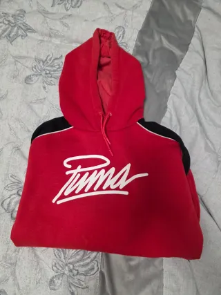 Sudadera Puma Roja y Negra