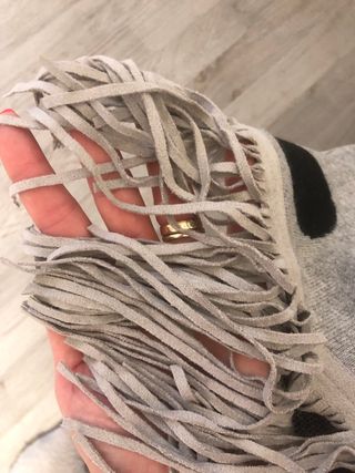 Poncho donna pois nero/grigio taglia unica