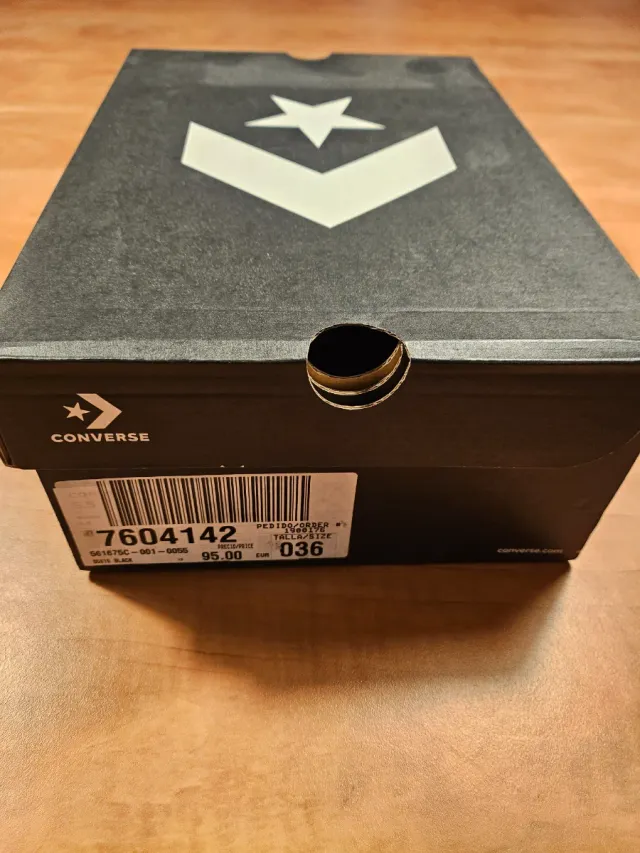 Converse Talla 36 Negras