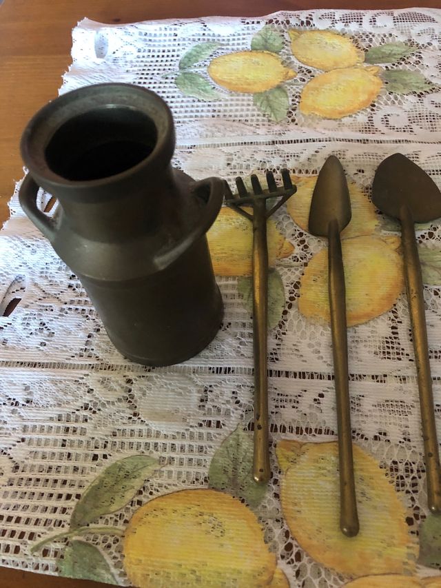 Miniaturas de latón vintage