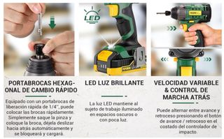 Taladro Percutor y Atornillador TECCPO