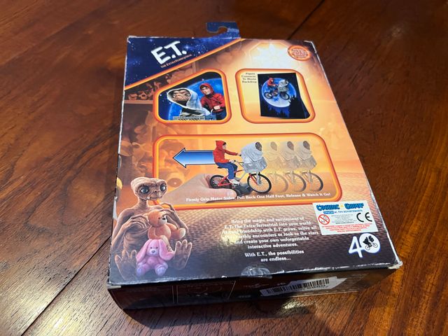 Figura NECA E.T. 40 Aniversario Elliot Bicicleta