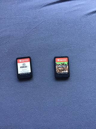 FIFA 22 y Minecraft para Nintendo Switch
