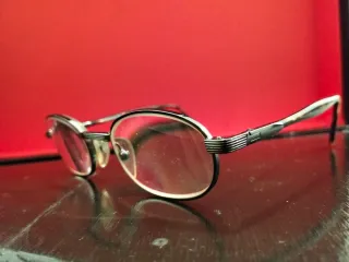 Occhiali Sferoflex vintage neri e marroni