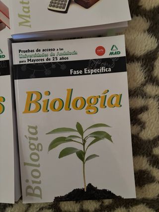 Lote 4 Libros Acceso Universidad Mayores 25 Años