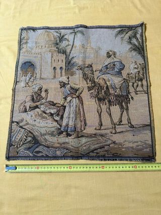 Tapiz antiguo escena oriental