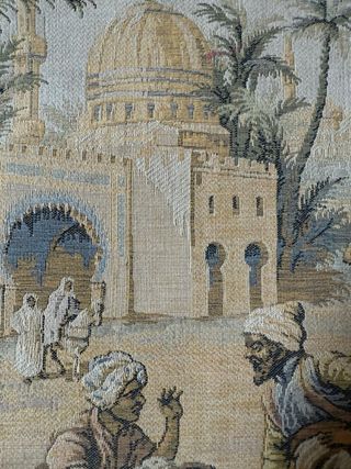 Tapiz antiguo escena oriental