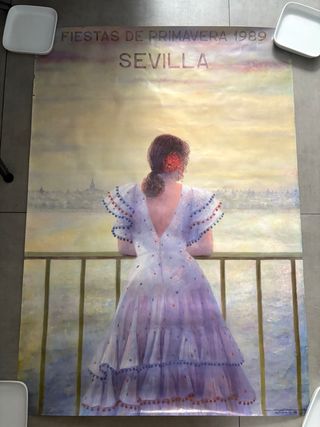 Cartel Sevilla Fiestas Primavera 1989.