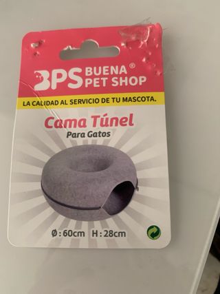 Cama para gato tipo donut