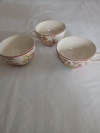 Conjunto de 3 chávenas de chá Sacavém