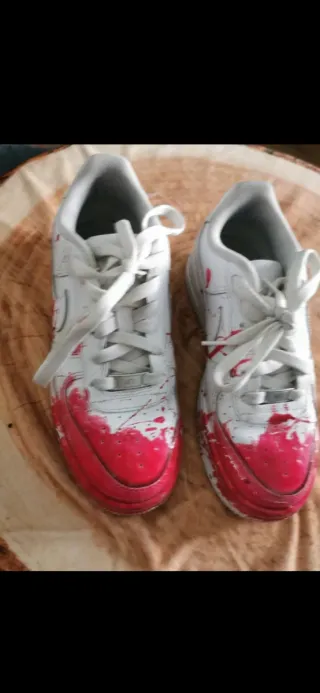 Scarpe Nike Air Force 1 Rosse e Bianche