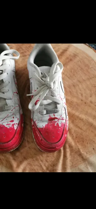 Scarpe Nike Air Force 1 Rosse e Bianche