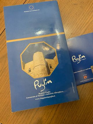 libro guida turistico culturale Puglia dvd mappa