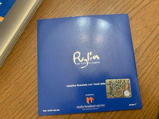 libro guida turistico culturale Puglia dvd mappa