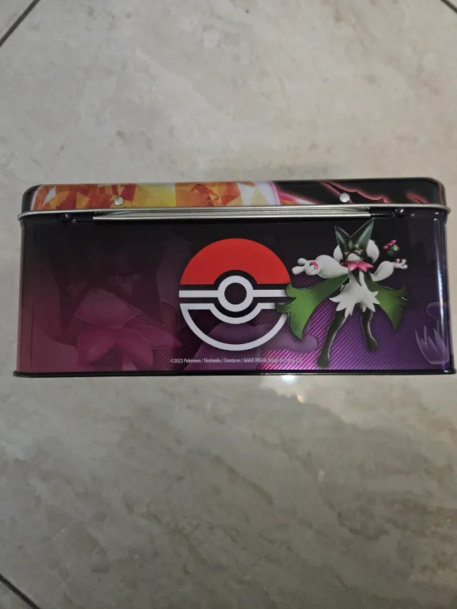 Scatola Metallo Pokemon Scarlatto Violetto
