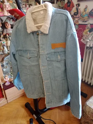 Cazadora vaquera forrada Amazon Talla XXL