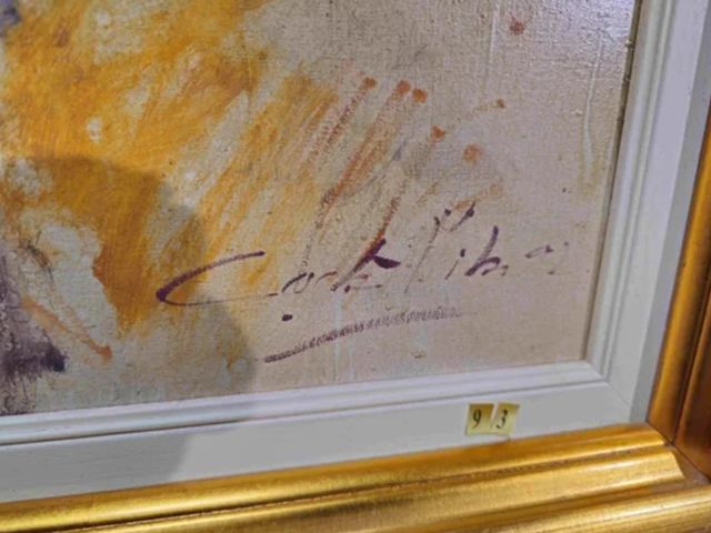 JOSEP COSTA VILA IMPRESIONANTE CUADRO OLEO PADUA