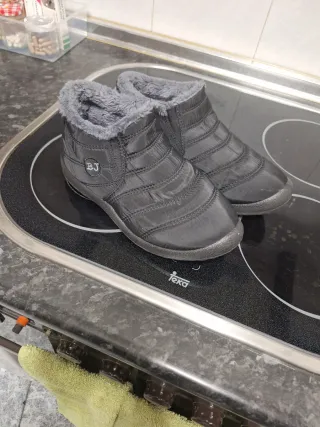 Botas cortas de lluvia forradas