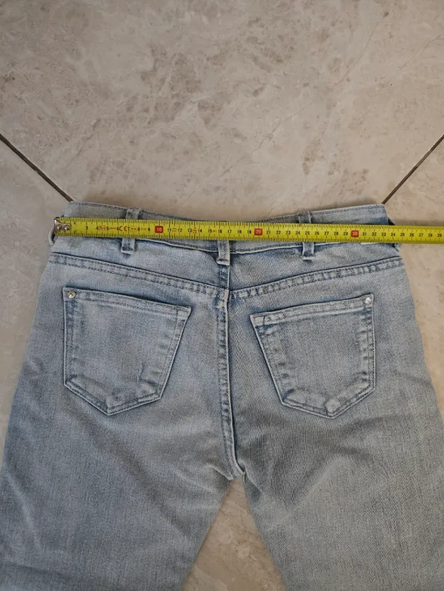 Jeans Bershka Skinny Vita Bassa Taglia 34