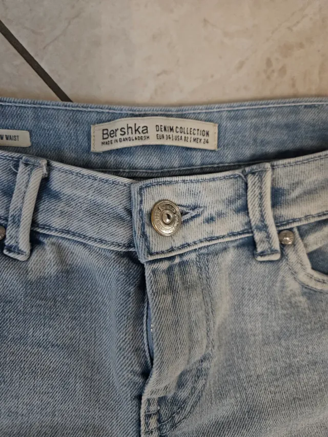 Jeans Bershka Skinny Vita Bassa Taglia 34