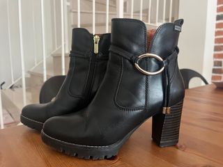 Botines Pikolinos Negros Mujer Tacon