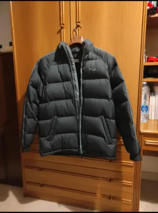 Piumino Fila uomo invernale grigio