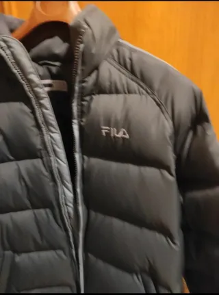 Piumino Fila uomo invernale grigio