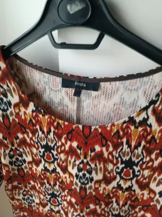 Vestido elástico mujer estampado