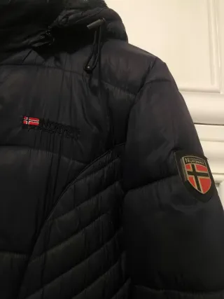 Abrigo invierno TWIN POLE negro talla M