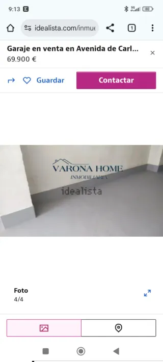 Garaje en venta en Avenida de Carlos Venta, alquil