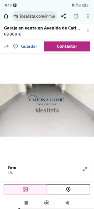 Garaje en venta en Avenida de Carlos Venta, alquil