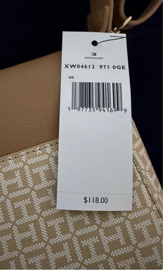 Bolso Tommy Hilfiger Original Beige/Marrón