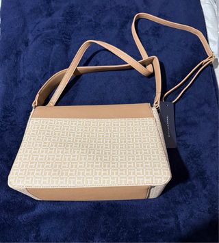 Bolso Tommy Hilfiger Original Beige/Marrón