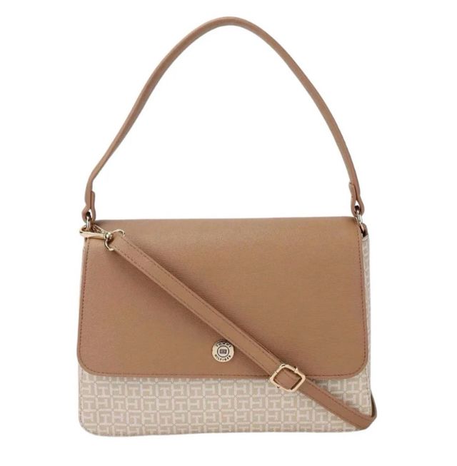 Bolso Tommy Hilfiger Original Beige/Marrón