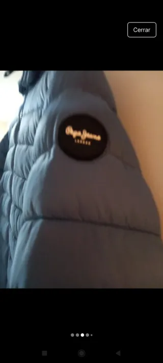 Plumas Pepe Jeans azul mujer