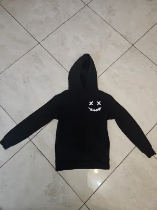 Felpa uomo con stampa Smile