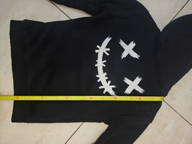 Felpa uomo con stampa Smile