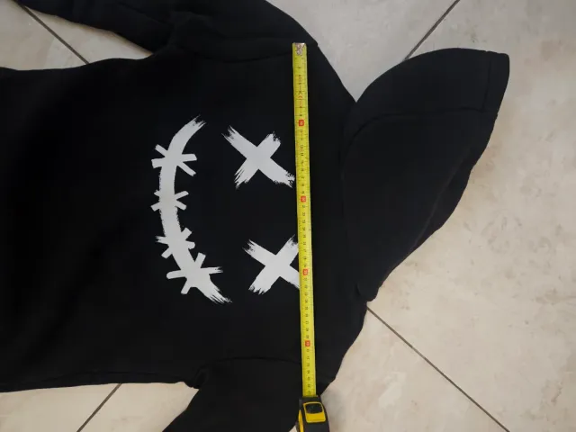 Felpa uomo con stampa Smile