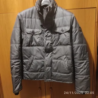 Giubbotto uomo invernale grigio