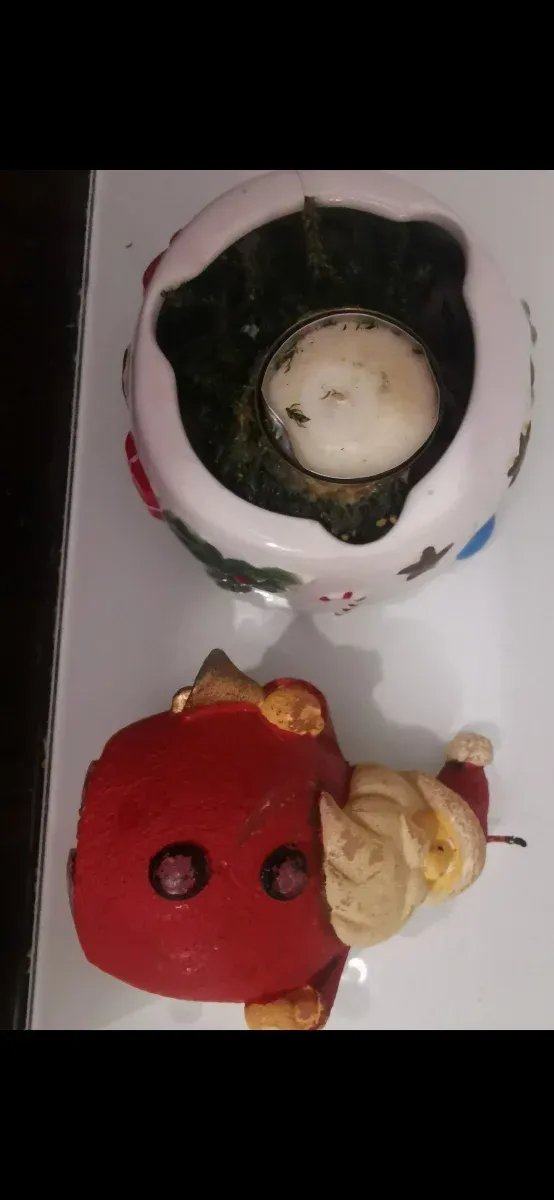 2 adornos de Navidad