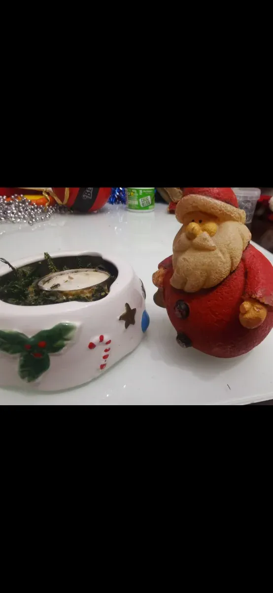 2 adornos de Navidad