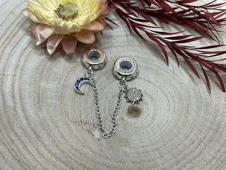 ✨Cadena Seguridad Sol y Luna