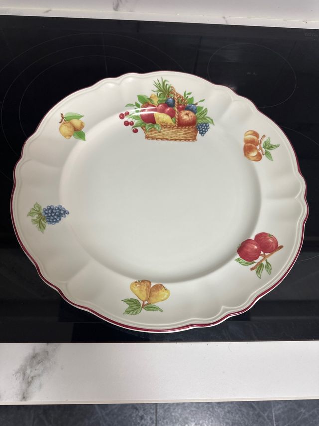 Fuente redonda porcelana San Claudio 35cm