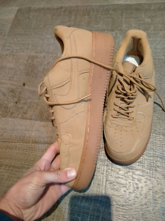 Zapatillas Nike Air Force 1 Beige/Marrón