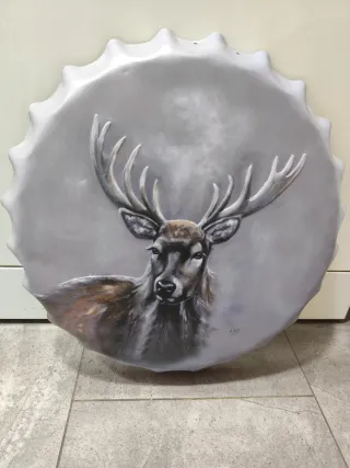Chapa decorativa ciervo