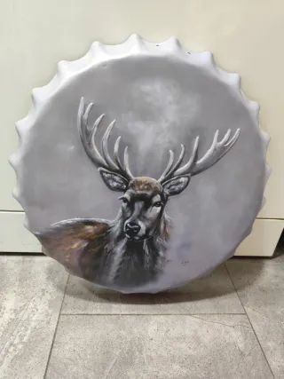 Chapa decorativa ciervo