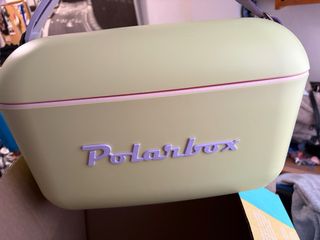 Nevera Polarbox Retro Verde Lila 12L