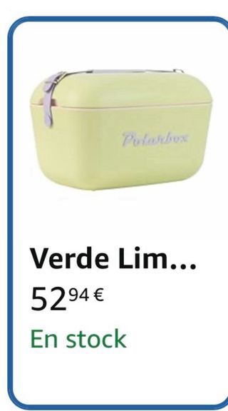 Nevera Polarbox Retro Verde Lila 12L