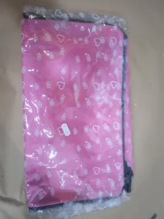 Lote mochilas y monedero rosa